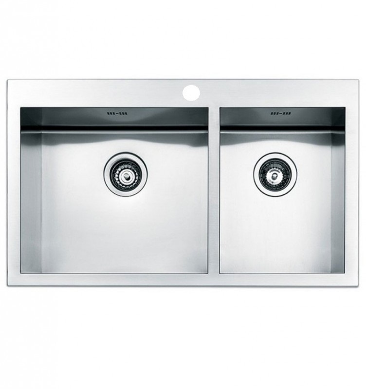 Мийка для кухні прямокутна Apell Amalthea чаша зліва нержавіюча сталь сатин SQ4530ISC