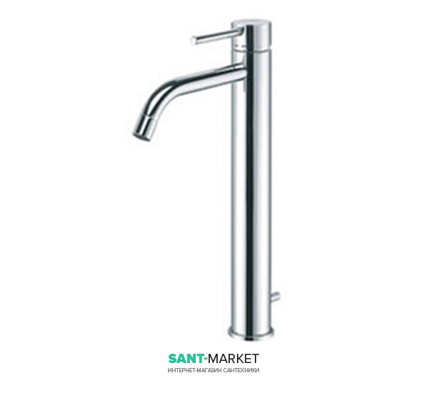 Смеситель для раковины однорычажный высокий Paffoni Light хром LIG 085 CR