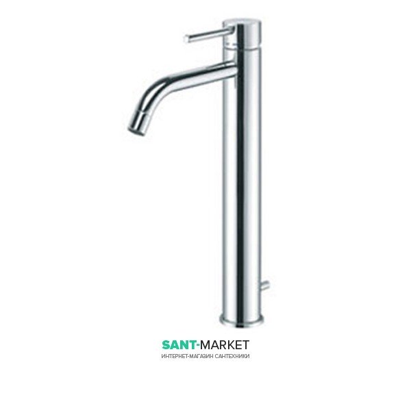 Смеситель для раковины однорычажный высокий Paffoni Light хром LIG 085 CR