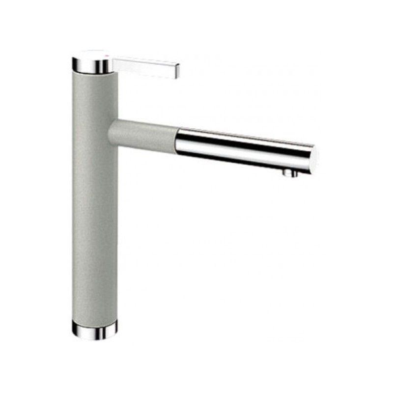 Смеситель для кухни Blanco LINEE-S однорычажный  выдвижной излив  хром  жемчужный 520745