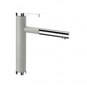 Смеситель для кухни Blanco LINEE-S однорычажный  выдвижной излив  хром  жемчужный 520745