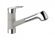 Смеситель для кухни Blanco Notis-S SILGRANIT® однорычажный жемчужный 523261