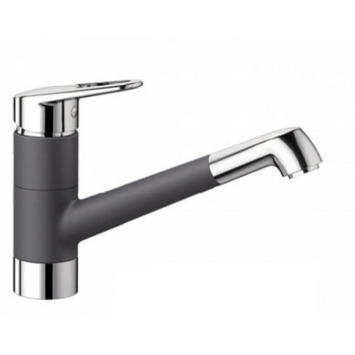 Смеситель для кухни Blanco Notis SILGRANIT® однорычажный темная скала 523249