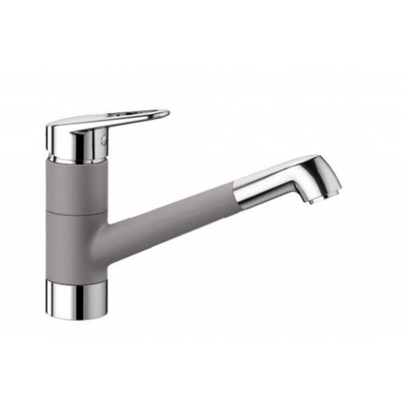 Смеситель для кухни Blanco Notis SILGRANIT® однорычажный алюметаллик 523243