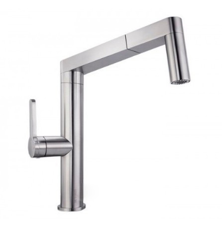 Змішувач для кухні Blanco Panera-S одноважільний нержавіюча сталь 521547