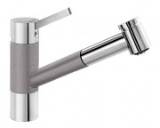 Змішувач для кухні Blanco Tivo-S SILGRANIT® змішувач хром / алюметаллик 517611