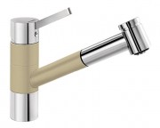 Смеситель для кухни Blanco Tivo-S SILGRANIT® однорычажный хром/шампань 517615