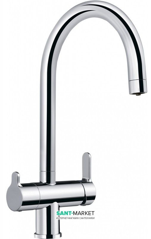 Смеситель для кухни Blanco Trima двухрычажный хром 520840