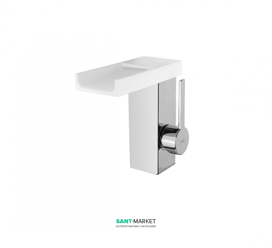 Змішувач для раковини одноважеля GRB Kala хром / білий 60518600