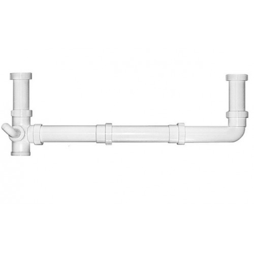 Соединительный элемент 1 ½ для RONDO Blanco  пластик  белый 224044