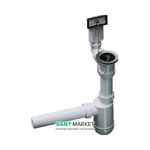 Отводная арматура 1 ½ с переливом и сифоном Blanco 137978