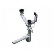 Отводная арматура двойная 1 ½ с переливом и сифоном Blanco 137980