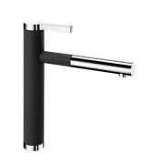 Смеситель для кухни Blanco LINEE-S однорычажный  выдвижной излив  хром  антрацит 518438