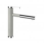 Смеситель для кухни Blanco LINEE-S однорычажный  выдвижной излив  хром  жемчужный 520745