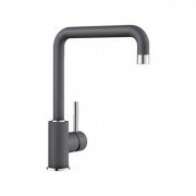 Змішувач для кухні Blanco Mili Silgranit змішувач темна скеля 523104