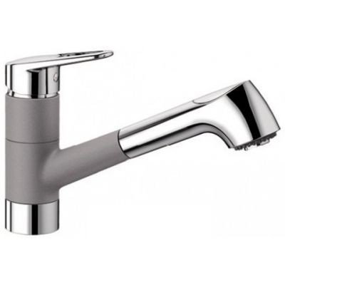 Змішувач для кухні Blanco Notis-S SILGRANIT® змішувач алюметаллик 523254