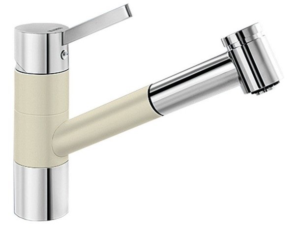 Смеситель для кухни Blanco Tivo-S SILGRANIT® однорычажный хром/жасмин 517614