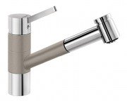 Змішувач для кухні Blanco Tivo-S SILGRANIT® змішувач хром / сірий беж 517619