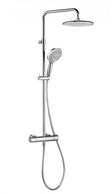 Душова система Kludi Freshline Dual Shower System з термостатом 6709205-00