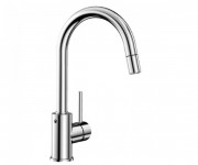 Смеситель для кухни Blanco Mida-S однорычажный  выдвижной излив  хром 521454