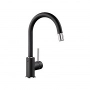 Смеситель для кухни Blanco Mida-S Silgranit однорычажный  выдвижной излив  антрацит 521455