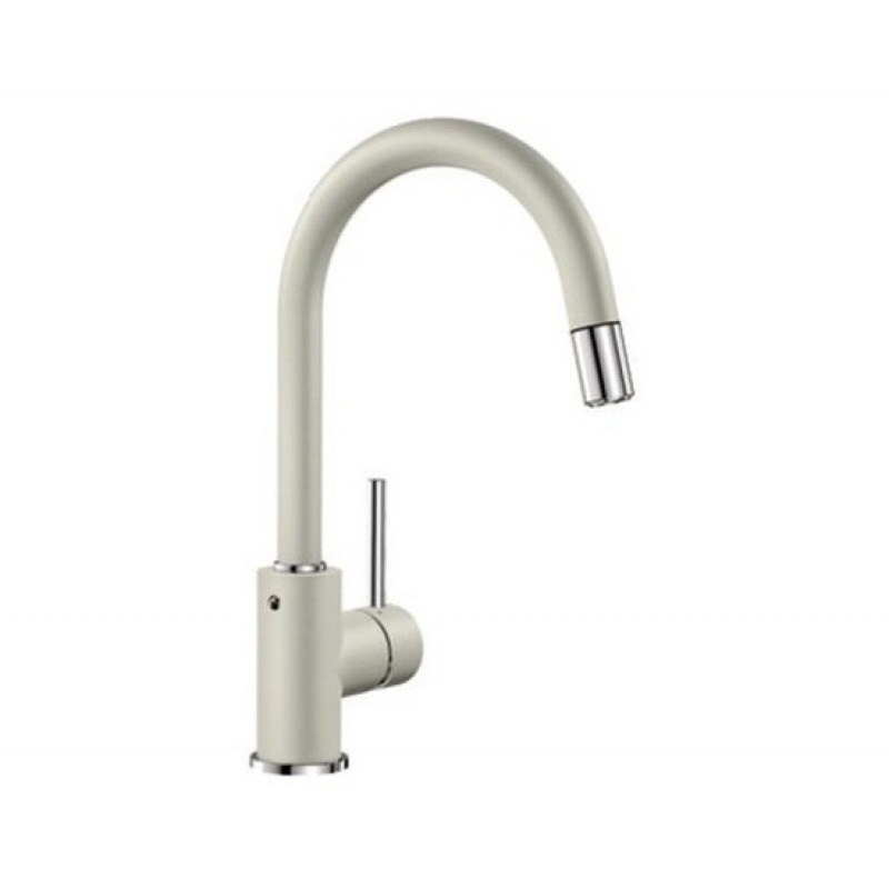 Змішувач для кухні Blanco Mida-S Silgranit одноважільний висувний вилив жасмин 521458