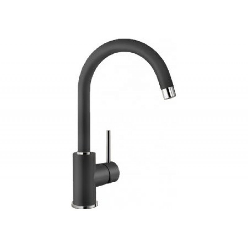 Смеситель для кухни Blanco Mida Silgranit однорычажный  антрацит 519415