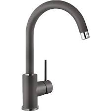 Змішувач для кухні Blanco Mida Silgranit змішувач темна скеля 519424