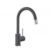 Смеситель для кухни Blanco Mida-S Silgranit однорычажный  выдвижной излив  темная скала 521462