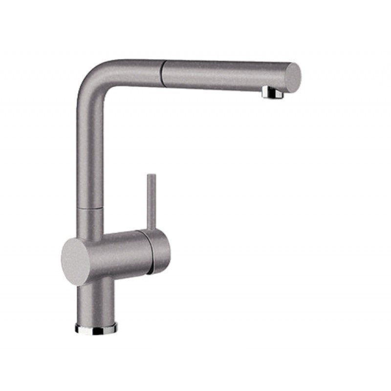 Смеситель для кухни Blanco LINUS-S однорычажный  выдвижной излив  алюметаллик 516689