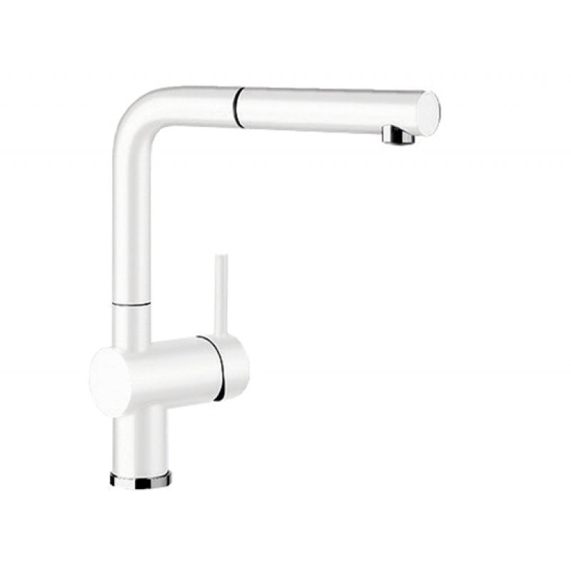 Змішувач для кухні Blanco LINUS-S змішувач висувною виливши білий 516692