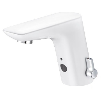 Смеситель для раковины электронный Kludi Balance белый 5220091