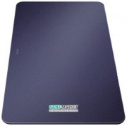 Разделочная доска прямоугольная из безопасного стекла Blanco темно-синяя 232846