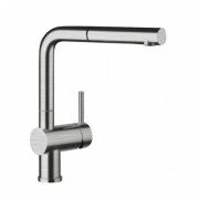 Смеситель для кухни Blanco LINUS-S однорычажный  выдвижной излив  нержавеющая сталь 517184