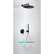 Душевая система скрытого монтажа Tres коллекция Study-Tres черный 26298091TNE