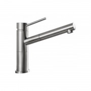 Смеситель для кухни Blanco ALTA-S Compact однорычажный  выдвижной излив  нержавеющая сталь 517182
