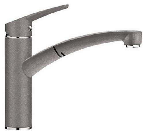 Смеситель для кухни Blanco Nea-S Silgranit однорычажный  выдвижной излив  алюметаллик 520299