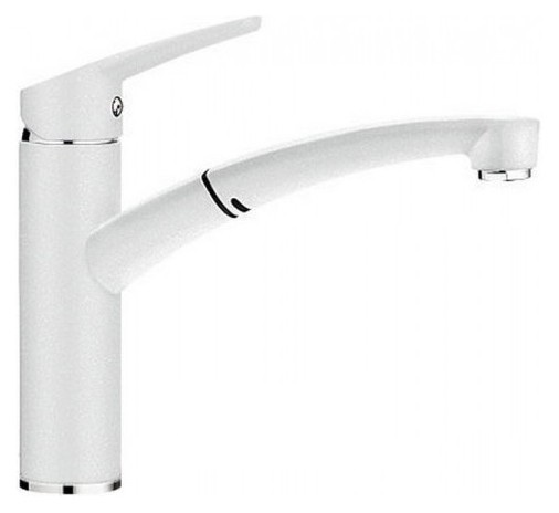 Смеситель для кухни Blanco Nea-S Silgranit однорычажный  выдвижной излив  белый 520300