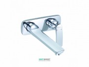 Смеситель для раковины настенный однорычажный KLUDI BALANCE хром 522470575