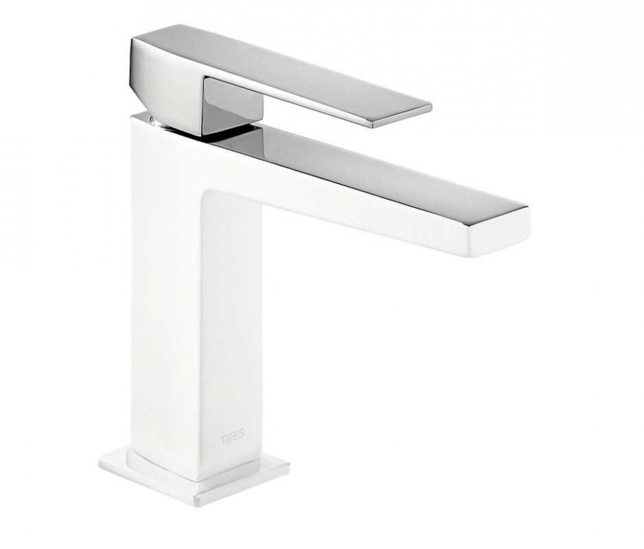 Змішувач для раковини одноважеля з донним клапаном Tres Slim Exclusive 20210301BLD
