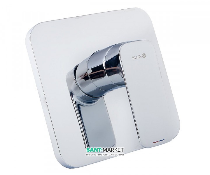Змішувач вбудовується для душа Kludi Pure & Style змішувач хром 406550575