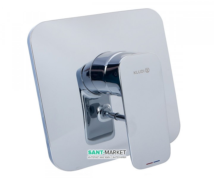 Смеситель встраиваемый для душа Kludi Pure&Style однорычажный хром 406500575
