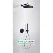 Душова система прихованого монтажу Tres колекція Study-Tres чорний 26298091TNE