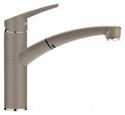 Змішувач для кухні Blanco Nea-S Silgranit змішувач висувною виливши сірий беж 520304
