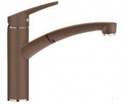 Змішувач для кухні Blanco Nea-S Silgranit одноважільний висувний вилив мускат 521735