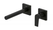 Змішувач для раковини одноважеля настінний Tres Project-Tres чорний матовий 21120282NM