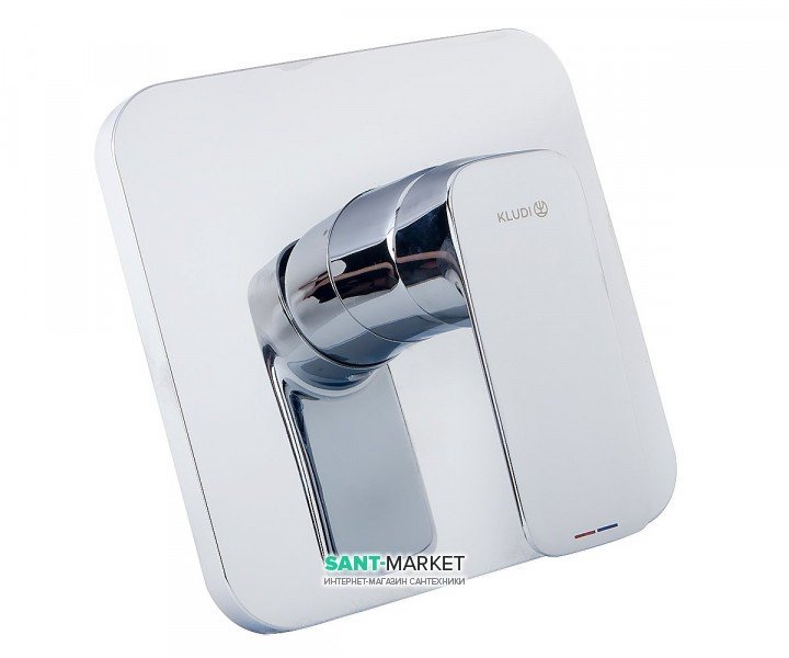 Змішувач вбудовується для душа Kludi Pure & Style змішувач хром 406550575