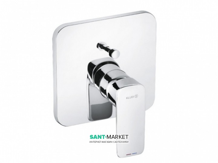 Смеситель встраиваемый для душа Kludi Pure&Style однорычажный хром 406570575