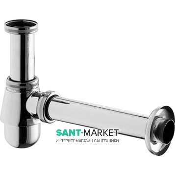 Бутылочный сифон для биде Kludi хром 1032105-00