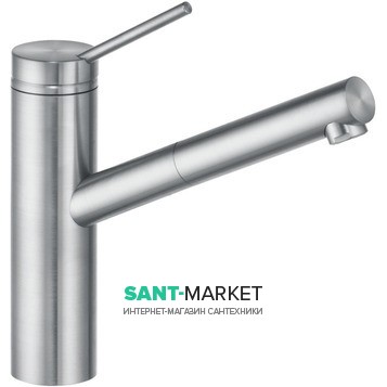 Одноважільний змішувач для кухні з висувним виливом KLUDI TANGENTA 44991F875